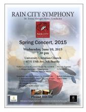 Poster for Spring concert