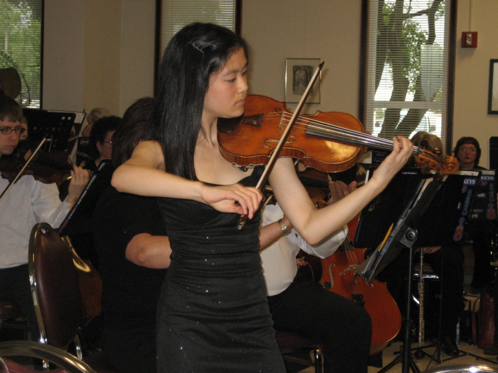 Soloist Letitia Jap at Four Freedoms