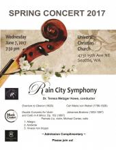 Rain City Symphony Spring Concert 2017